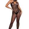 Sheer Halter Cutout Sexy Bodystocking For Women 14 Sheer Halter Cutout Sexy Bodystocking For Women LuckeLadybug LLC sexy bodystocking for women black sheer halter fishnet full body with front cutout and thong