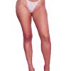 LuckeLadybug LLC bold fashion pantyhose pink fishnet hosiery worn with white underwear