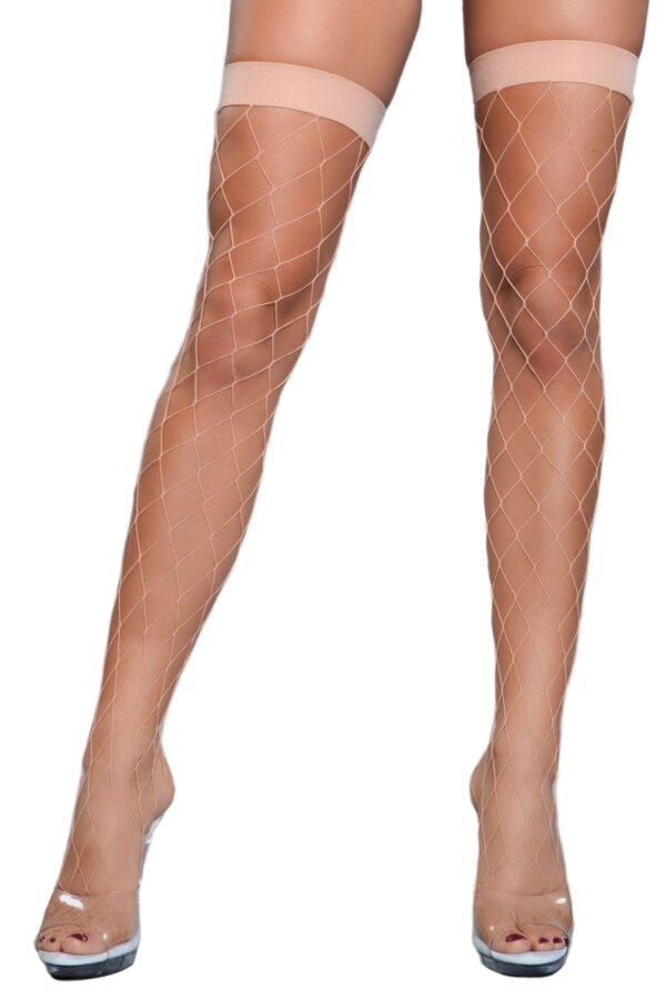 Caught In My Trap Stockings Fishnet Thigh High 11 Caught In My Trap Stockings Fishnet Thigh High LuckeLadybug LLC caught in my trap stockings nude diamond fishnet thigh highs with silicone grip band