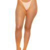 LuckeLadybug LLC orange fishnet up all night fashion pantyhose styled with clear heels