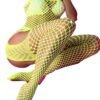 Halter Neck Fishnet Bodystocking with Open Crotch – Women's Sexy