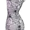 Flat Lay of FÉE ET MOI Halloween Skull Punk Bodystocking