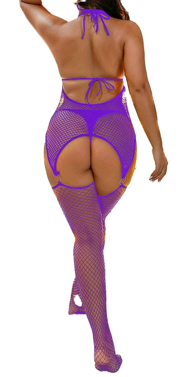 Plus Size Open-Crotch Fishnet Bodystocking - Sexy Lingerie For Women 38 Plus Size Open-Crotch Fishnet Bodystocking - Sexy Lingerie For Women Plus Size Open-Crotch Fishnet Bodystocking - Sexy Lingerie for Women