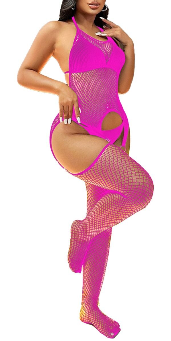 Plus Size Open-Crotch Fishnet Bodystocking - Sexy Lingerie For Women 41 Plus Size Open-Crotch Fishnet Bodystocking - Sexy Lingerie For Women Plus Size Open-Crotch Fishnet Bodystocking - Sexy Lingerie for Women