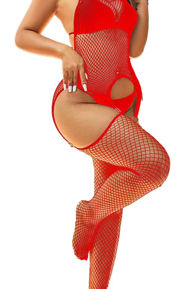 Plus Size Open-Crotch Fishnet Bodystocking - Sexy Lingerie For Women 43 Plus Size Open-Crotch Fishnet Bodystocking - Sexy Lingerie For Women Plus Size Open-Crotch Fishnet Bodystocking - Sexy Lingerie for Women