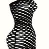 Alluring Ripped Fishnet Bodycon Dress - Ultra-Sexy Women's Lingerie