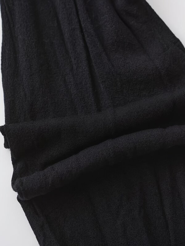 Sexy Semi-Sheer Mesh Bodystocking Set With Zipper & Deep V Halter Design 3 Sexy Semi-Sheer Mesh Bodystocking Set With Zipper & Deep V Halter Design Side View of Sexy Semi-Sheer Mesh Bodystocking Set