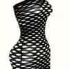 Alluring Ripped Fishnet Bodycon Dress - Ultra-Sexy Women's Lingerie