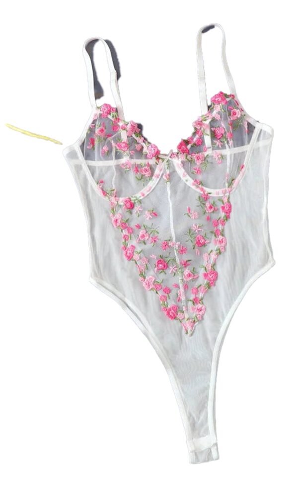 Floral See Through Lingerie Bodysuit 15 Floral See Through Lingerie Bodysuit S04698768d6664b0c9de99875be49c624O 5