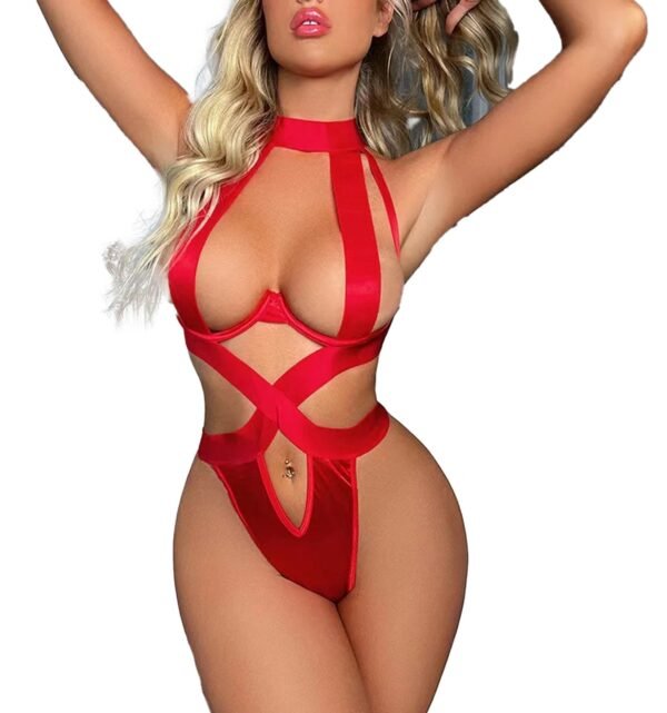Sexy Bandage Lingerie Bodysuit For Women 4 Sexy Bandage Lingerie Bodysuit For Women S0763f7c11cdb48649af7b65b62796a0eK 4
