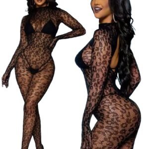 Leopard Print Bodysuit Lingerie For Fashionistas