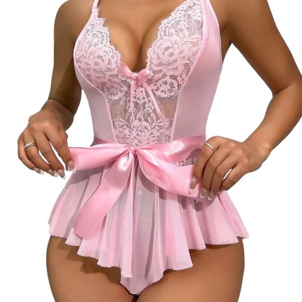 Sexy Lace Babydoll Lingerie Teddy Outfit 1 Sexy Lace Babydoll Lingerie Teddy Outfit S27cad1589e284c7283b5700509cbaf4eq 3
