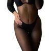 LuckeLadybug sexy mesh lingerie bodysuit with long sleeves and a sheer design for a provocative look