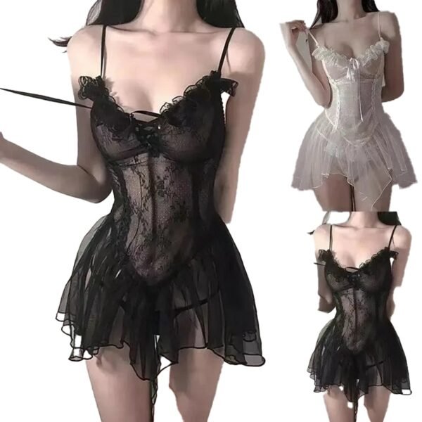 Sexy Black Lace Lingerie Bodysuit 3 Sexy Black Lace Lingerie Bodysuit S32bb1394375048b18220edd1e151175fT 3