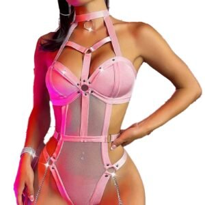 Sexy Open Back Bodysuit For Women