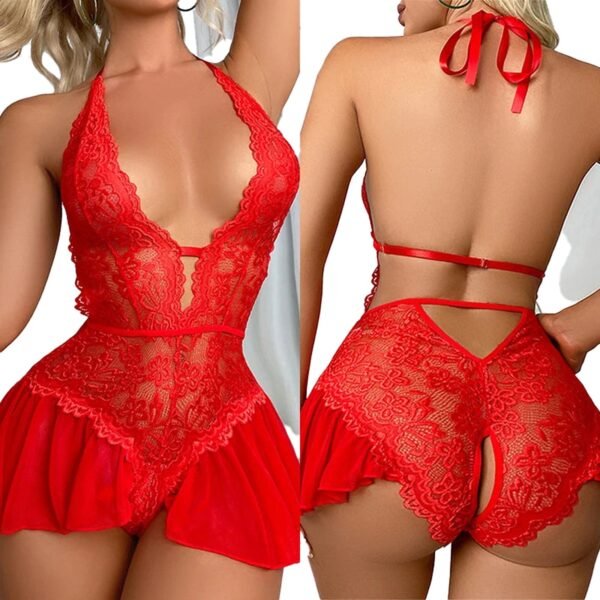 Lace See Through Teddy Bodysuit In Red 27 Lace See Through Teddy Bodysuit In Red S60ab170870de4a418baa59c8510a36aaS 1