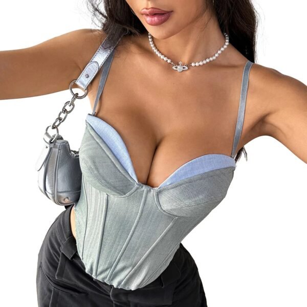 Womens Corset Bustier Top In Elegant Style 7 Womens Corset Bustier Top In Elegant Style S6b9481627eb6449fb434d8834e6a4b62c 26