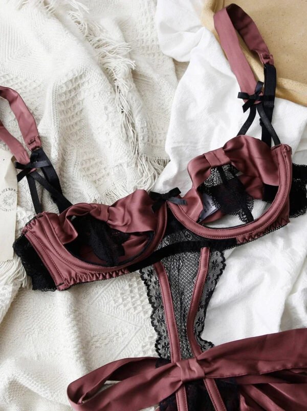 Open Cup Crotchless Bodysuit Lingerie 16 Open Cup Crotchless Bodysuit Lingerie S9706e0e60a0c485bb0f0239f7ed719e8C