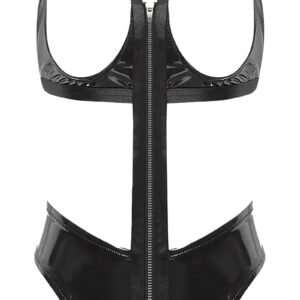 Open Cup Crotchless Teddy Lingerie