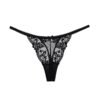 French Lace Christmas Tanga - High-Slit View - Size S-XL
