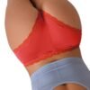 LuckeLadybug sexy lace panties for women in red with intricate lace detailing and a soft fit