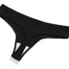 Detail of Fabric of Low Waist Cotton Thong Panties for Women