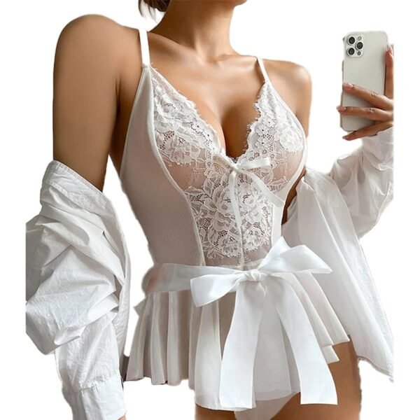 Sexy Lace Babydoll Lingerie Teddy Outfit 4 Sexy Lace Babydoll Lingerie Teddy Outfit Sdea6e2e72ff2405fb17e38f339be1295H 2