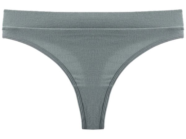 Seamless Sports Thong For Ultimate Comfort 18 Seamless Sports Thong For Ultimate Comfort LuckeLadybug LLC seamless sports thong in soft gray for comfortable athletic wear