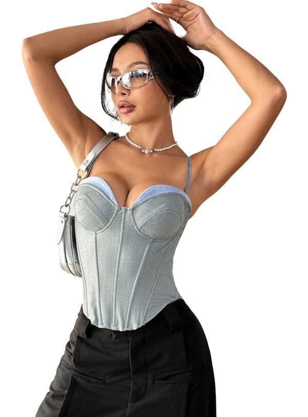 Womens Corset Bustier Top In Elegant Style 9 Womens Corset Bustier Top In Elegant Style Sf3e812eb9e4443baaf0adbc075340313M 29