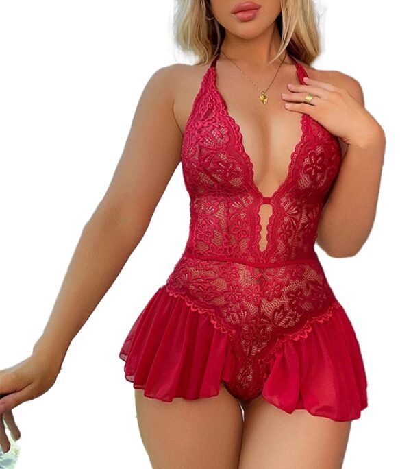 Lace See Through Teddy Bodysuit In Red 38 Lace See Through Teddy Bodysuit In Red Sfe030718db31481da282ad26a46a3687s 12