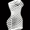 Alluring Ripped Fishnet Bodycon Dress - Ultra-Sexy Women's Lingerie