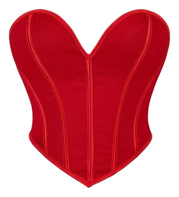 Plus Size Black Corset Top For Women 10 Plus Size Black Corset Top For Women Red corset top designed by LuckeLadybug LLC, featuring a flattering fit for plus size black corset top for women