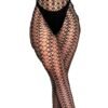 Detail of Hollow Design on Bodystocking