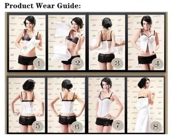 Black Faux Leather Corset Top For Trendy Style 50 Black Faux Leather Corset Top For Trendy Style Product wear guide for a black faux leather corset top showing various styling options and fit examples.