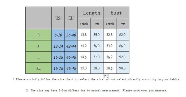 Black Off Shoulder Corset Top For Chic Style 27 Black Off Shoulder Corset Top For Chic Style Size chart for black off shoulder corset top detailing measurements for US and EU sizes