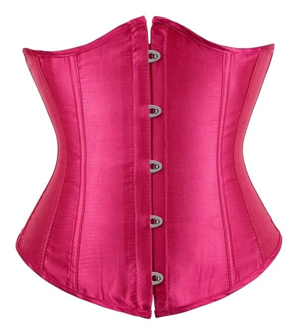 Corset Tops For Women Elegant Blue Design 13 Corset Tops For Women Elegant Blue Design Hot pink satin corset top for women with a stylish back button closure and hourglass silhouette