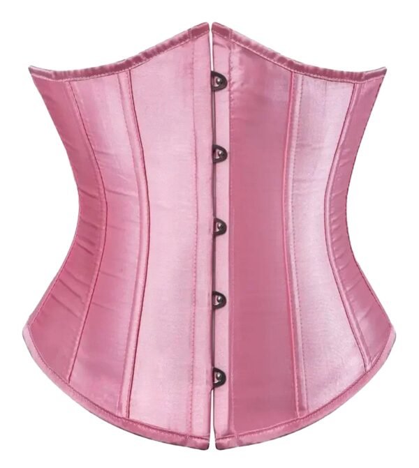 Corset Tops For Women Elegant Blue Design 12 Corset Tops For Women Elegant Blue Design Pink satin corset top for women with a structured design and front buttons, perfect for stylish outfits