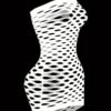 Alluring Ripped Fishnet Bodycon Dress - Ultra-Sexy Women's Lingerie