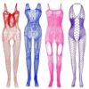 4-Pack Fishnet Bodystocking Set With Jacquard Design & Open Crotch - Women's 8 4-Pack Fishnet Bodystocking Set With Jacquard Design & Open Crotch - Women's 4-Pack Fishnet Bodystocking Set with Jacquard Design & Open Crotch