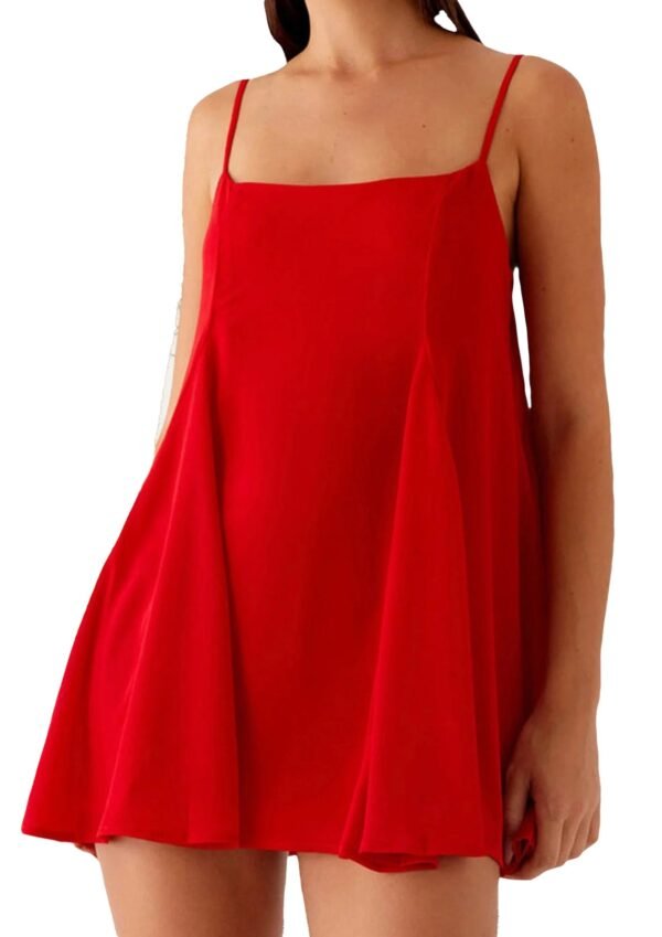Elegant Lace Trimmed Nightgown For Comfort 14 Elegant Lace Trimmed Nightgown For Comfort Elegant lace trimmed nightgown in red from LuckeLadybug LLC, perfect for a stylish and comfortable sleepwear choice