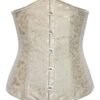Elegant floral underbust corset for women featuring detailed pattern and strategic shaping