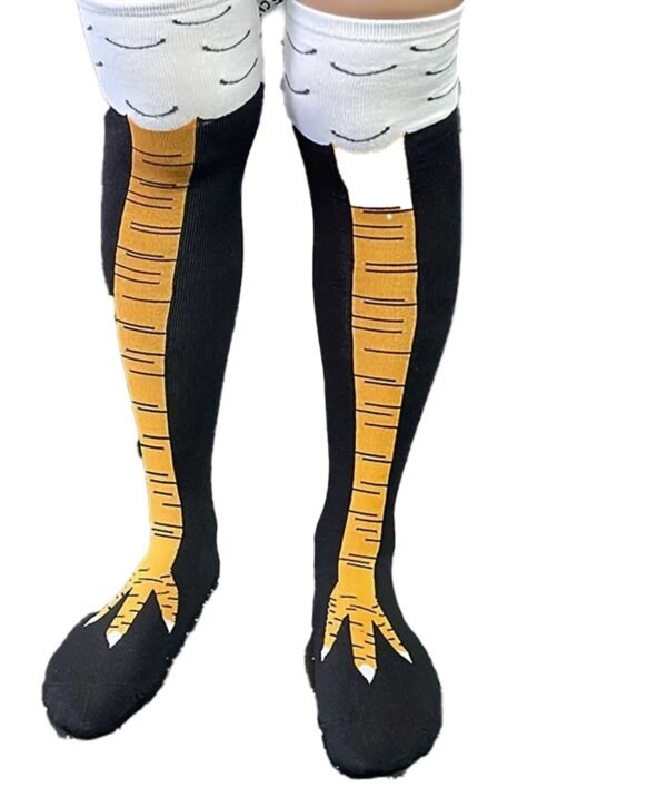 Funny Chicken Feet Thigh High Stockings 13 Funny Chicken Feet Thigh High Stockings Funny chicken feet thigh high stockings featuring a playful chicken leg design for fun and quirky outfits