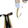 Funny chicken feet thigh high stockings with a playful design for a fun fashion statement