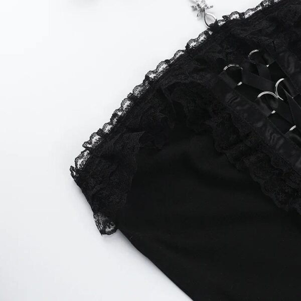 Gothic Lace Strapless Corset Top 53 Gothic Lace Strapless Corset Top Gothic lace strapless corset top with intricate lace detailing and lace-up back design