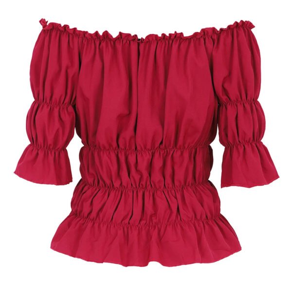 Gothic Red Corset Dress With Lace Trim 33 Gothic Red Corset Dress With Lace Trim gothic red corset dress red off shoulder top