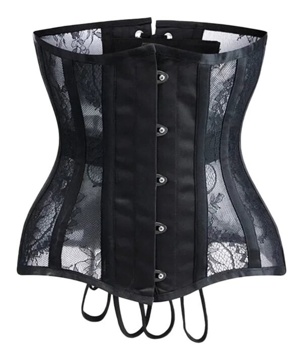 Gothic Underbust Corset For Women 58 Gothic Underbust Corset For Women LuckeLadybug gothic underbust corset for women with lace detailing and adjustable laces
