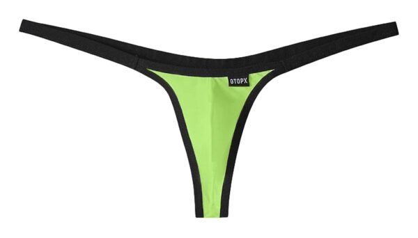 Mens Ultra Thin Thong Underwear 22 Mens Ultra Thin Thong Underwear LuckeLadybug men's ultra thin thong underwear in neon green with comfortable fit and stylish design