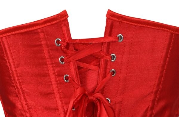 Lace Up Corset Top For Women Trendy Style 3 Lace Up Corset Top For Women Trendy Style Red lace up corset top for women featuring a stylish front design with laces and eyelets