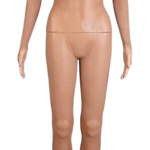 LuckeLadybug LLC Latin ballroom fishnet jumpsuit designed for stylish and comfortable dance performances