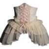 LuckeLadybug sweet lolita corset skirt with lace and ribbon details for a charming outfit